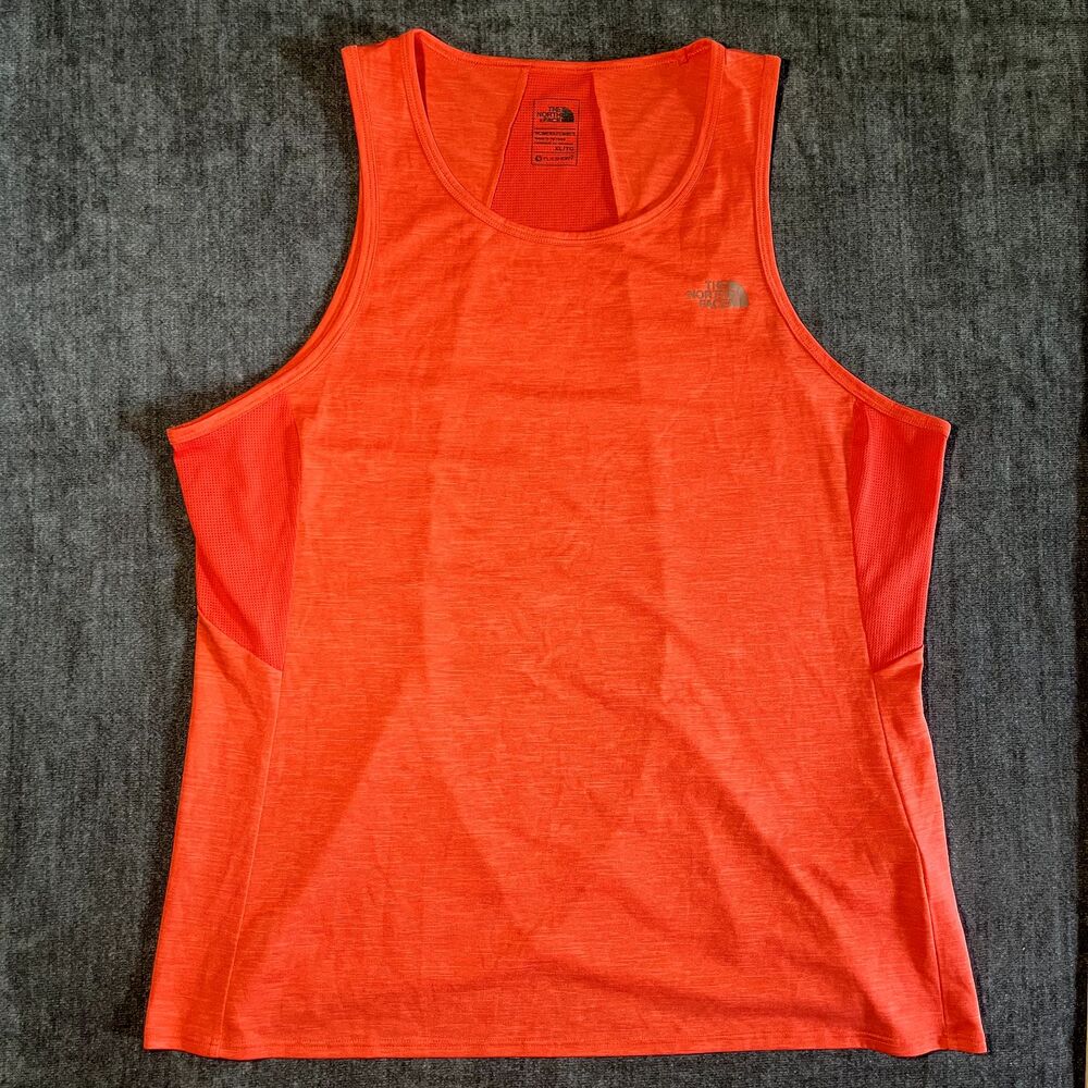 The North Face FlashDry Tank Top Women’s XL Orange Athletic Sleeveless Racerback